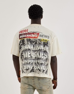 เสื้อยืดสตรีทแวร์คุณภาพสูง พิมพ์ลาย DTF ระบายอากาศได้ดี แห้งเร็ว คอกลม |   ผ้าใบขนาดใหญ่สำหรับผู้ชาย - Product Image 6