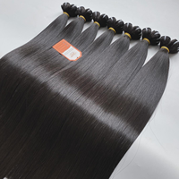 Extensions de cheveux humains Remy de haute qualité, lisses comme des baguettes, de 8 à 40 pouces, pour la fabrication de perruques, couleur blonde, cuticules intactes, 100g