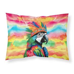 Nuevo ligero, supersuave, fácil de cuidar, ilustraciones decorativas, tamaño estándar, Hippie, Animal, loro, funda de almohada y funda de cojín - Product Image 1