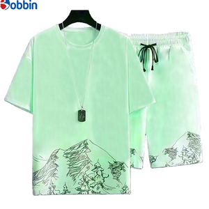 Nueva Colección de Verano, Conjunto Deportivo Informal Personalizado para Hombre, Talla Grande, Estampado, Transpirable, Cómodo, Unisex - Product Image 6