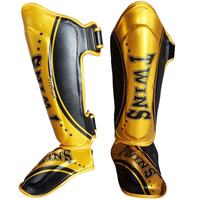 Protectores de Espinillas de Boxeo de Cuero Duradero y Transpirable al por Mayor, Protectores de Espinillas para MMA, Muay Thai, Kickboxing