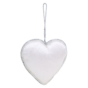 Adornos de Navidad hechos a mano, adorno bordado con cuentas, terciopelo, satén, calcetines de Papá Noel, cabaña de elefante personalizada disponible para - Product Image 3