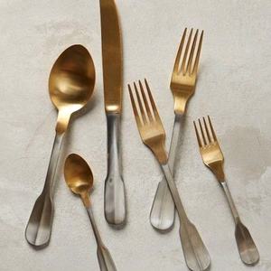 Cuchillo de Metal Pulido Plateado, Tenedor, Cuchara, Juego de Cubiertos Reutilizables, Cuchara y Tenedor, Vajilla de Acero Inoxidable, Juegos de Cubiertos - Product Image 3