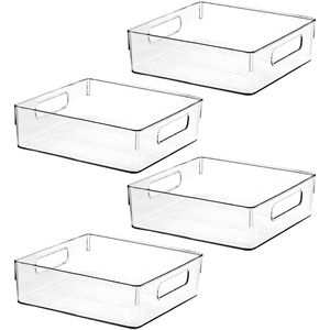 Fridge Organizer Bins Plastic Storage Containers for <b>Pantry</b> and <b>Kitchen</b> Organization - Product Image 1