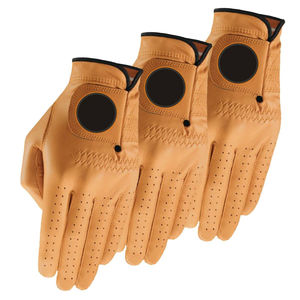New Golf Gloves Professional Soft Exercise Durable Sheepskin Leather Custom Logo Men Crebratta Leather Golf Glove - Product Image 6