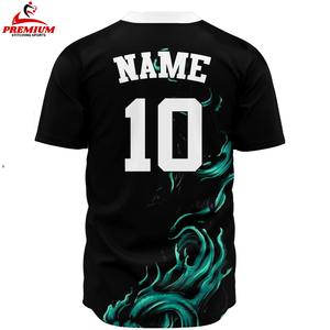 Maillot de baseball personnalisé par sublimation, tissu léger et doux, coupe confortable, respirant, maillot de baseball de haute qualité - Product Image 4