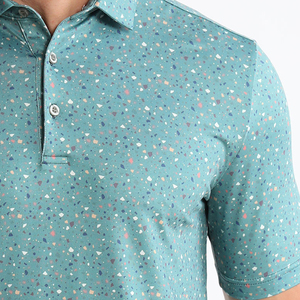 Camiseta deportiva de secado rápido para hombre, transpirable, antiarrugas, con sublimación personalizada, para bádminton, tenis y golf. - Product Image 4