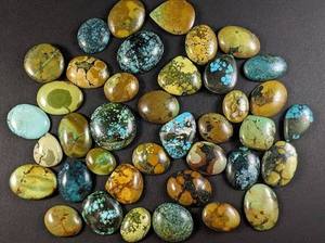Price of Turquoise Per Gram Natural Stone Gemstone Loose Cabochon to Make Jewelry <b>Ring</b> Pendant Necklace Bracelet - Product Image 2