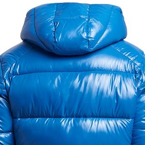 RIVIAN ATLANTIC Chaqueta acolchada personalizable de invierno a prueba de viento de poliéster/nailon para hombre con cuello con capucha bordado Suministro ODM/OEM - Product Image 5