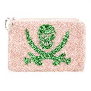 Designer Handmade Beaded Coin <b>Pouch</b> Small Zipper Wallet Vintage Ethnic <b>Mini</b> Purse for Women At Cheap Price - Product Image 4