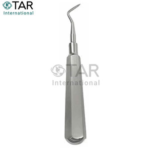 เครื่องมือถอนฟัน Heibrink Root Tip Pick 2 แบบด้ามจับขนาดใหญ่ ผลิตจากสแตนเลสสตีลคุณภาพสูง สำหรับการถอนฟันและการกำจัดปลายรากฟัน - Product Image 2