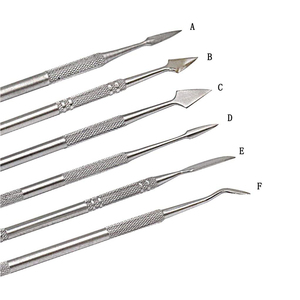 Ensemble professionnel de 12 outils de sculpture sur cire dentaire en acier inoxydable allemand, kit d'hygiène bucco-dentaire pour éliminer la plaque dentaire - Product Image 3