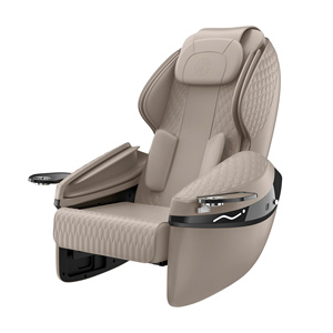 Fauteuil de pédicure rond sans tuyauterie avec fonction de massage et de chauffage, mobilier de salon de spa, 110-240V, en plastique - Product Image 3