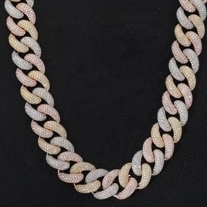 Chaîne Hip Hop en Moissanite de Qualité Supérieure, Accessoire de Mode pour Hommes et Femmes, Style Urbain, Idéale pour les Fêtes, Disponible au Meilleur Prix - Product Image 2
