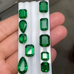 Esmeralda Verde Natural de Zambia, Corte Cojín, Corte Pera, Corte Octogonal, Gema Suelta Facetada para Joyería, Lote Mixto, Precio al por Mayor - Product Image 1