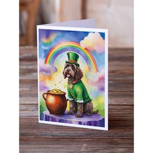 Whimsical ST Patrick's Day บัตรอวยพรแพ็ค8ใบมีดดีไซน์กริ๊งก์แบบลวดชี้ A7ขนาด5x7การ์ดเปล่าพร้อมซอง - Product Image 2