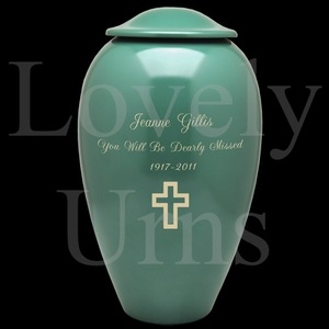 Urnas funerarias de latón de primera calidad al por mayor en 4 colores, tamaño mediano para adultos, contenedor para cenizas conmemorativas. - Product Image 3