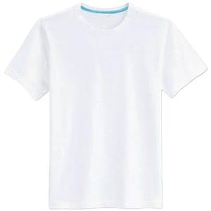 T-shirt pour homme en coton 100% de haute qualité, tricoté, col rond, logo personnalisé imprimé, OEM, quantité personnalisable, commande en gros - Product Image 1