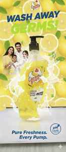 Clean Fresh Liquid Hand <b>Soap</b> Orange Fragrance with Pump Deep Cleansing Skin Friendly Formula for Daily Use - Product Image 3