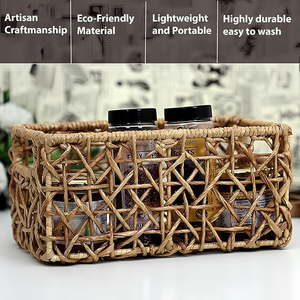 Bandeja de Servir Rectangular Hecha a Mano de Ratán con Acabado Natural, Vajilla de Cocina, Decoración para Mesa del Hogar, Precio Asequible, Gran Venta - Product Image 5