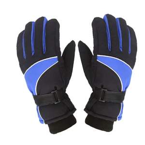 Guantes de Esquí de Invierno de Calidad Profesional, Impermeables, de Dedo Completo, para Hombre, Material de Poliéster, Correa de Muñeca Ajustable, Directo de Fábrica - Product Image 1