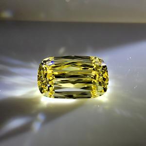 Diamante Rectangular con Corte Mixto Tipo Cojín, Certificado por IGI, 1.5CT, Color Amarillo Claro Fantasía, Cultivado en Laboratorio, VS2, Suelto, para Joyería - Product Image 5