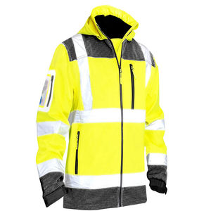Chaleco de Seguridad Reflectante de Alta Visibilidad PLAYER'S POINT, Transpirable, de Secado Rápido, Unisex, Ropa de Trabajo de Poliéster, Múltiples Colores, con Cremallera - Product Image 4