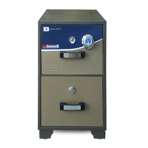 Fireproof Cabinet WELKO FRC2 DK Brown - Product Image 1