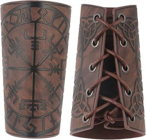 Fabricant OEM de gants en cuir avec boucles en cuir réglables pour les festivals médiévaux, le cosplay et les passionnés de costumes - Product Image 5