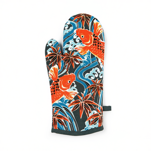 Guanto da Forno Excelsa Kimono in Cotone 32x18 Cm Multicolore - Product Image 3