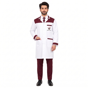 Blouse de laboratoire pour hommes et femmes, vêtements de travail professionnels pour laboratoire, tissu durable, coupe confortable, manches longues, pour la recherche médicale - Product Image 5