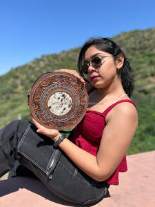 Nuevo estilo occidental herramientas de mano tallado elegante bolso de piel de vaca Sling Bag Crossbody hombro Boho Bolsos De Mujer - Product Image 4