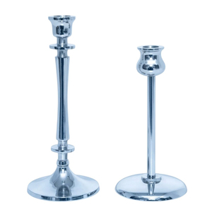 Modern Polished <b>Silver</b> Aluminium Candle Holder Modern Design Handmade Metal <b>Candlestick</b> Stand For Home Wedding Decoration Event - Product Image 4