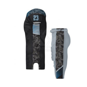 Custom Black American Football Letterman <b>Jacket</b> Light Gray Pants Number 23 V-Neck Breathable Eco-Friendly Casual <b>Summer</b> Front - Product Image 6