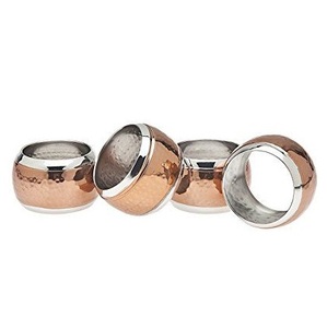 Anillo para Servilletas de Latón Premium Hecho a Mano, Accesorios de Mesa de Lujo para Bodas, Fiestas, Restaurantes, Hoteles y una Elegante Decoración de Mesa - Product Image 2