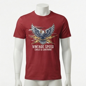 T-shirt personnalisé pour homme avec impression graphique, coton de qualité supérieure, motifs graphiques vibrants, construction confortable, personnalisable - Product Image 1