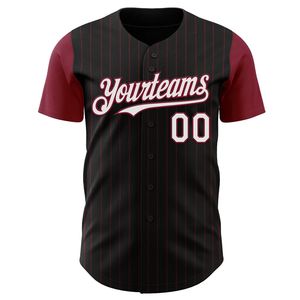 Camiseta de Béisbol de Manga Corta, Dos Colores, 100% Poliéster, Transpirable, con Nombre del Equipo Personalizado, Impresión por Sublimación, OEM, Unisex - Product Image 6