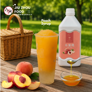 Sirop concentré de pêche 2,5 kg en bouteille pour Bubble Tea Certifié HALAL/HACCP Durée de conservation de 12 mois Vente en gros Taïwan - Product Image 1