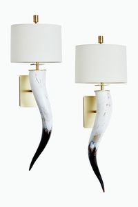 Candelabro de Cuerno Hecho a Mano con Diseño de Animales, Pieza Decorativa Antigua para Navidad - Product Image 2