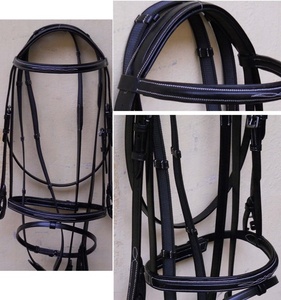 Brides de cheval Top vente meilleure qualité en cuir véritable bride d'équitation - Product Image 4