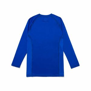Vente en gros Chemise de compression personnalisée BJJ Rash Guard Haut d'entraînement Jiu Jitsu Tissu respirant anti UV Séchage rapide Vêtements de sport OEM - Product Image 6