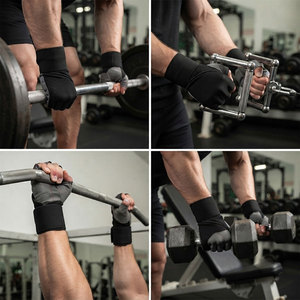 Luxury Performance Sportswear Men's Fitness Gloves Eco Friendly Indoor Outdoor Workout Use Fitness Gloves With Custom Logo - Product Image 6