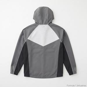 Custom Logo Mens Windbreaker <b>Jacket</b> High Visibility 3mm <b>Reflective</b> Piping Line Loose Fit Hooded <b>Running</b> Outerwear Waterproof str - Product Image 2