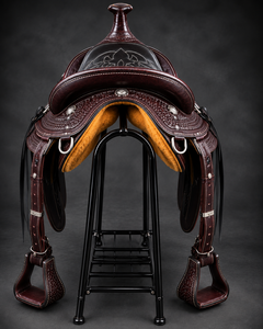 Premium Customized Genuine Leather Wood Tree Jumping Dressage English Horse Saddle Handmade <b>Equestrian</b> Saddle Daily Riding Show - Product Image 5