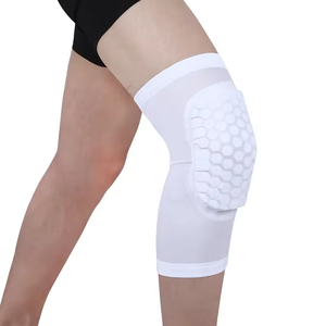 Rodilleras de poliéster y algodón con carcasa rígida, antideslizantes, delgadas, con absorción de impactos, protección universal unisex con cierre de velcro para todas las estaciones - Product Image 5