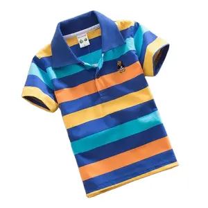 Kinder Kurzarm verschiedene Farben Baby Jungen Mode Polo T-Shirt Kinder Kind tragen Großhandel Kleidung Jungen Polo-Shirts