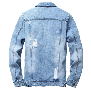 เสื้อแจ็คเก็ตผ้าแคนวาสสีส้มสำหรับผู้ชาย คอตั้ง สไตล์ลำลอง ทรงปกติ สีพื้น ปิดด้วยกระดุม เหมาะสำหรับใส่ในฤดูใบไม้ร่วง - Product Image 2