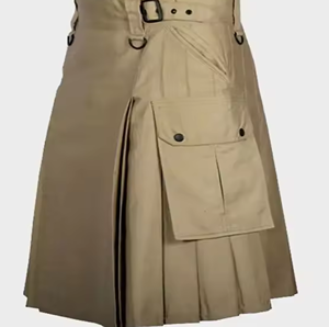 กระโปรงทรงสก็อตไฮบริดของผู้ชายใหม่ล่าสุดอุปกรณ์เครื่องดนตรีแฟชั่นยูทิลิตี้ส่งตรงจากผู้จำหน่ายในปากีสถาน - Product Image 1