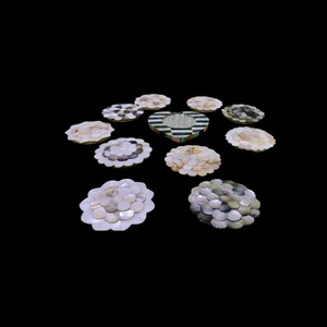 Miroir léger en nacre fait main, moderne et personnalisé, de qualité supérieure, pour la vente en gros de Noël par Stonecrafts International - Product Image 5