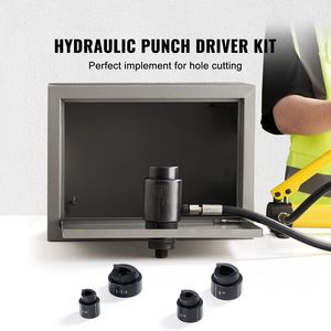 Kit di Utensili KO F, Set di 4 Pezzi per Foratura Idraulica, Tagliatore per Fori da 1 1/4" per Tubi, Accessori per Utensili da Lavorazione del Metallo - Product Image 2